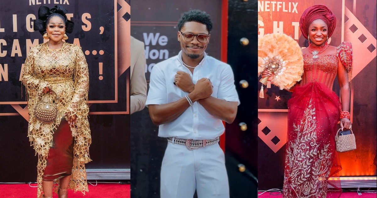 See All The Red Carpet Looks From Netflix Nigeria’s Lights, Camera