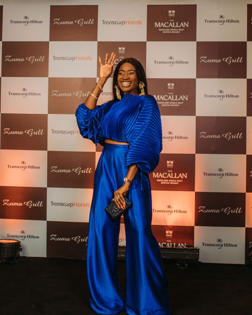 Jane Lawrence, Radio/TV journalist/YouTuber at The Macallan Lounge Grand Opening, Transcorp Hilton, Abuja