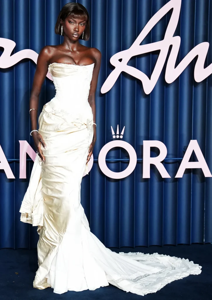 Anok Yai attends The Fashion Awards 2025 presented by Pandora at the Royal Albert Hall on December 01, 2025 in London, England
Anok Yai.
