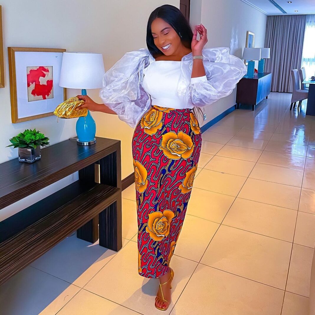 Chika Ike just brought back the cutest Ankara Outfit - leurr