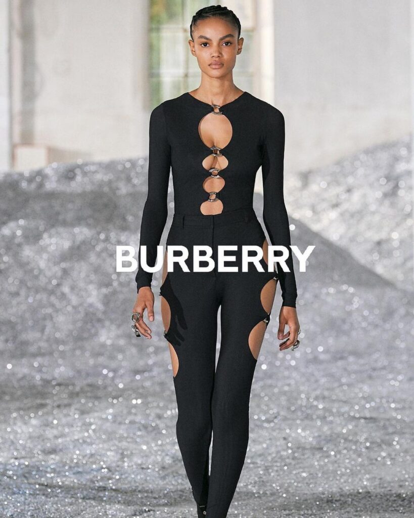 Chisom Okeke's First Fashion at Burberry RTW Spring 2022 Show: See the Photos