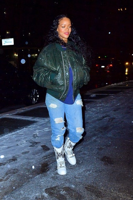 Bomber Jackets Are Rihanna’s Winter Wardrobe Staple