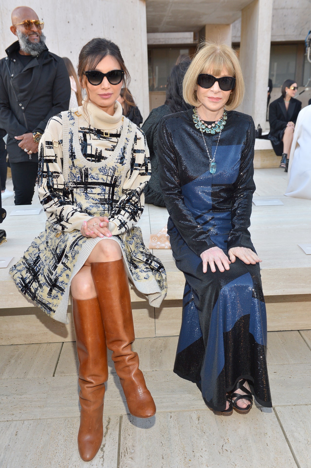 Celebrities at Louis Vuitton's Cruise 2023 show in San Diego