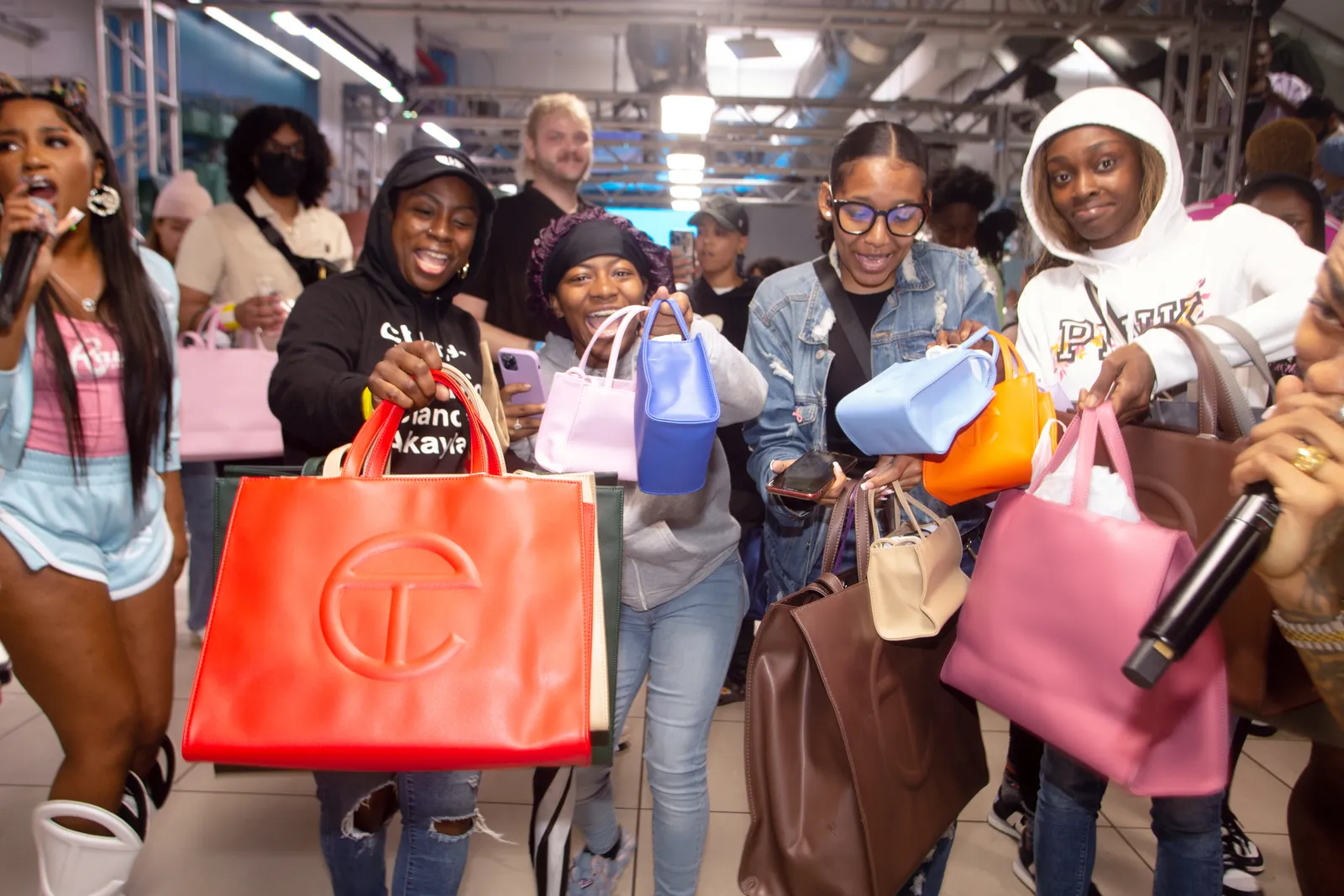 Inside Telfar's Rainbow Bag Drop - The New York Times