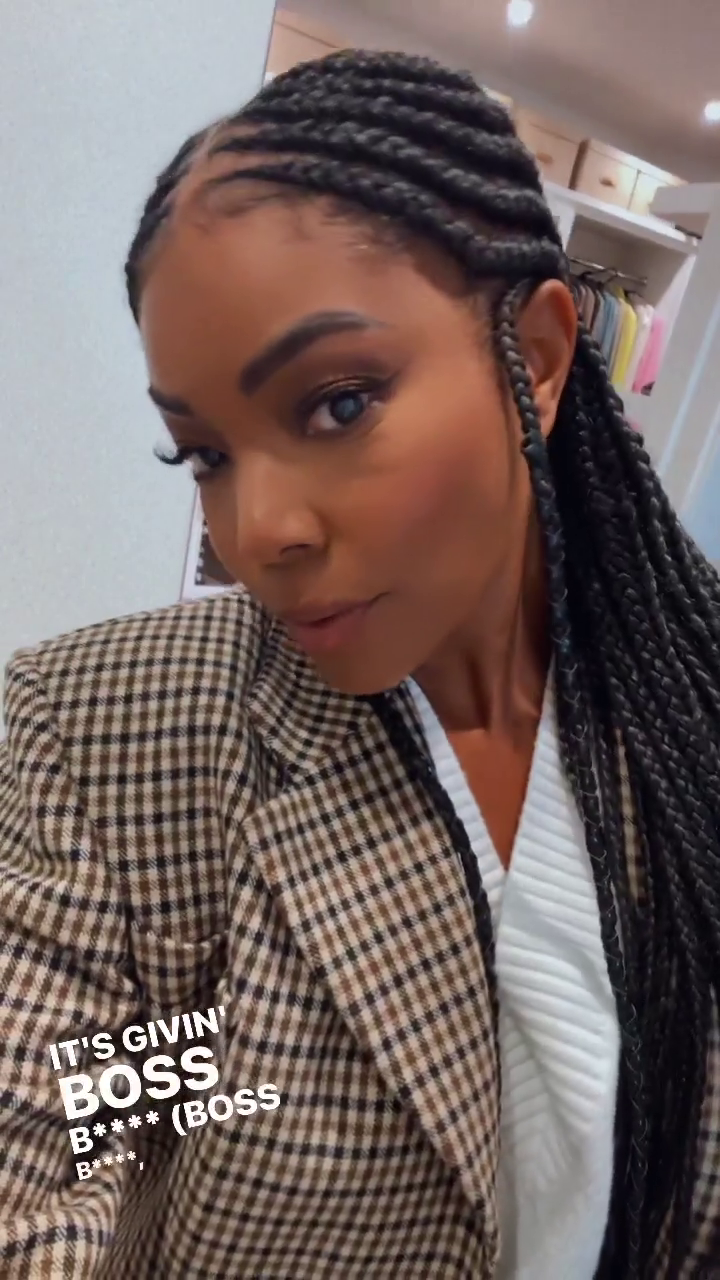 The Most Subtle Yet Intricate Detail Can Be Found In Gabrielle Union S Fulani Braids Leurr
