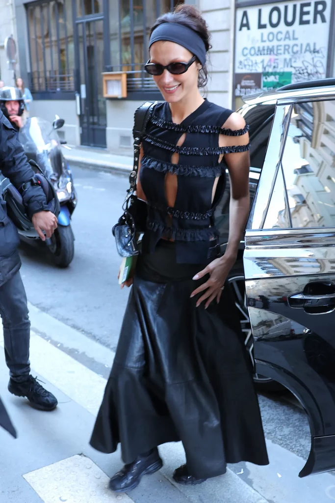 Bella Hadid Brings Her Vintage Style to Paris