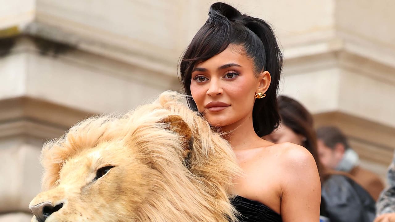 All the details on Kylie Jenner's lion's head outfit