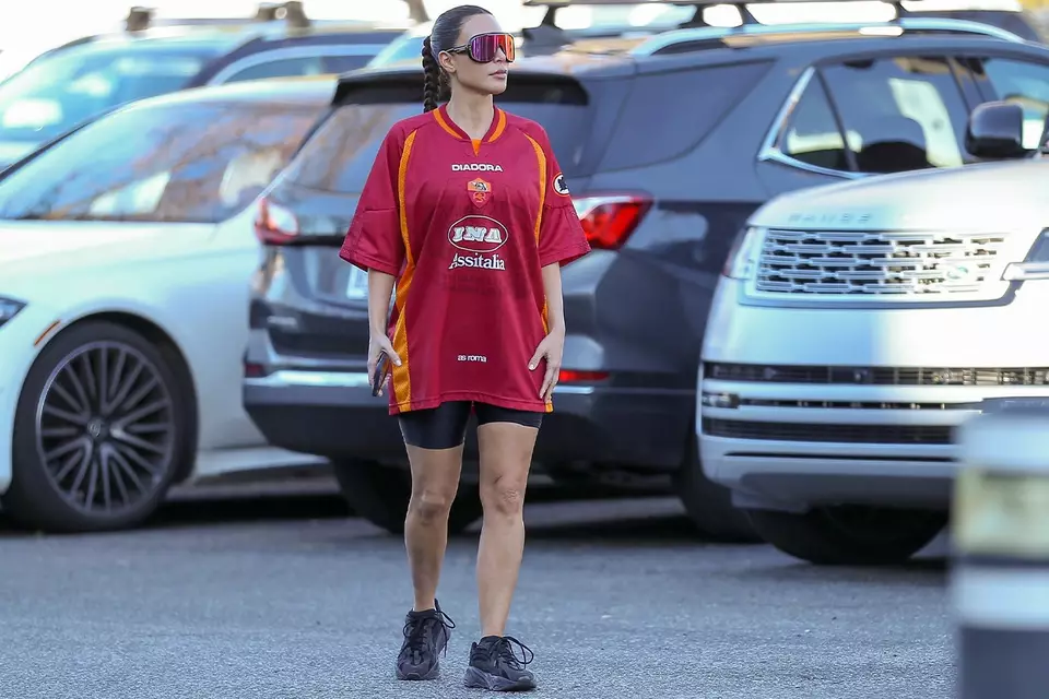 Kim Kardashian AS Roma Soccer Shirt