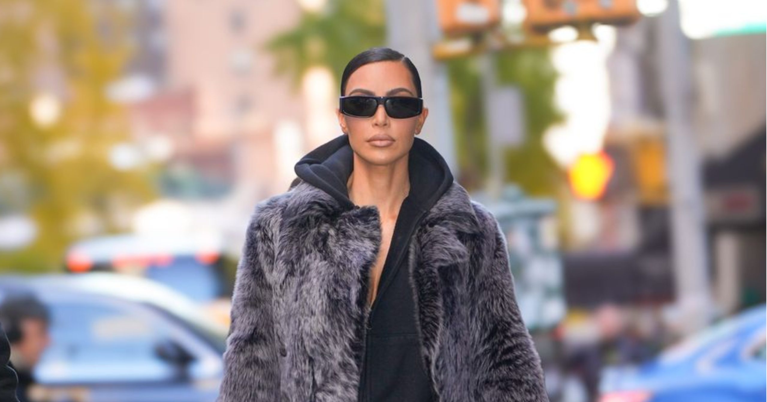 Kim Kardashian Pulls Off A Maximalist Winter Look With An Ultra Sized ...