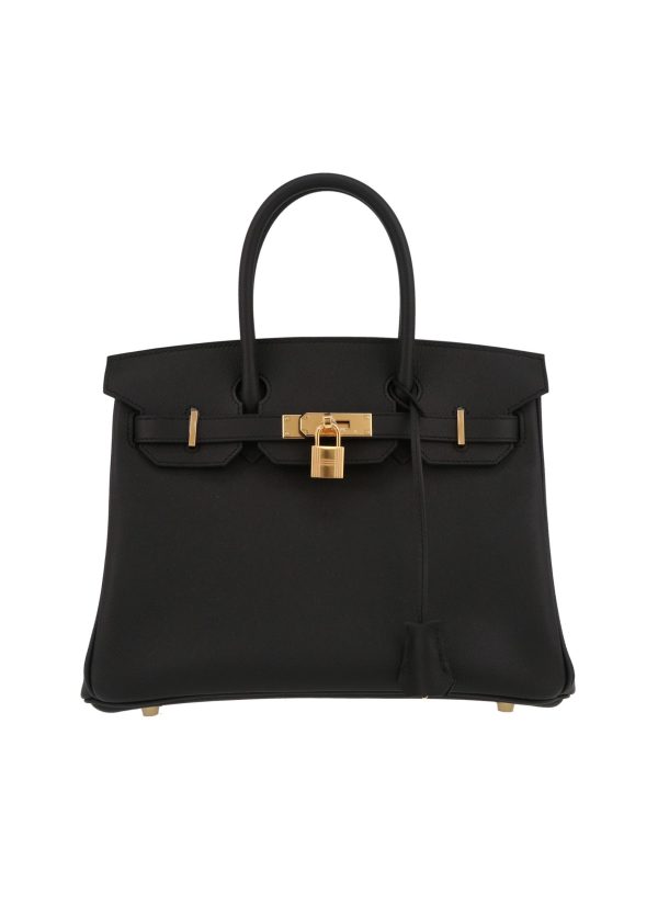 Hermès Hermès Birkin 30 cm handbag in black epsom leather