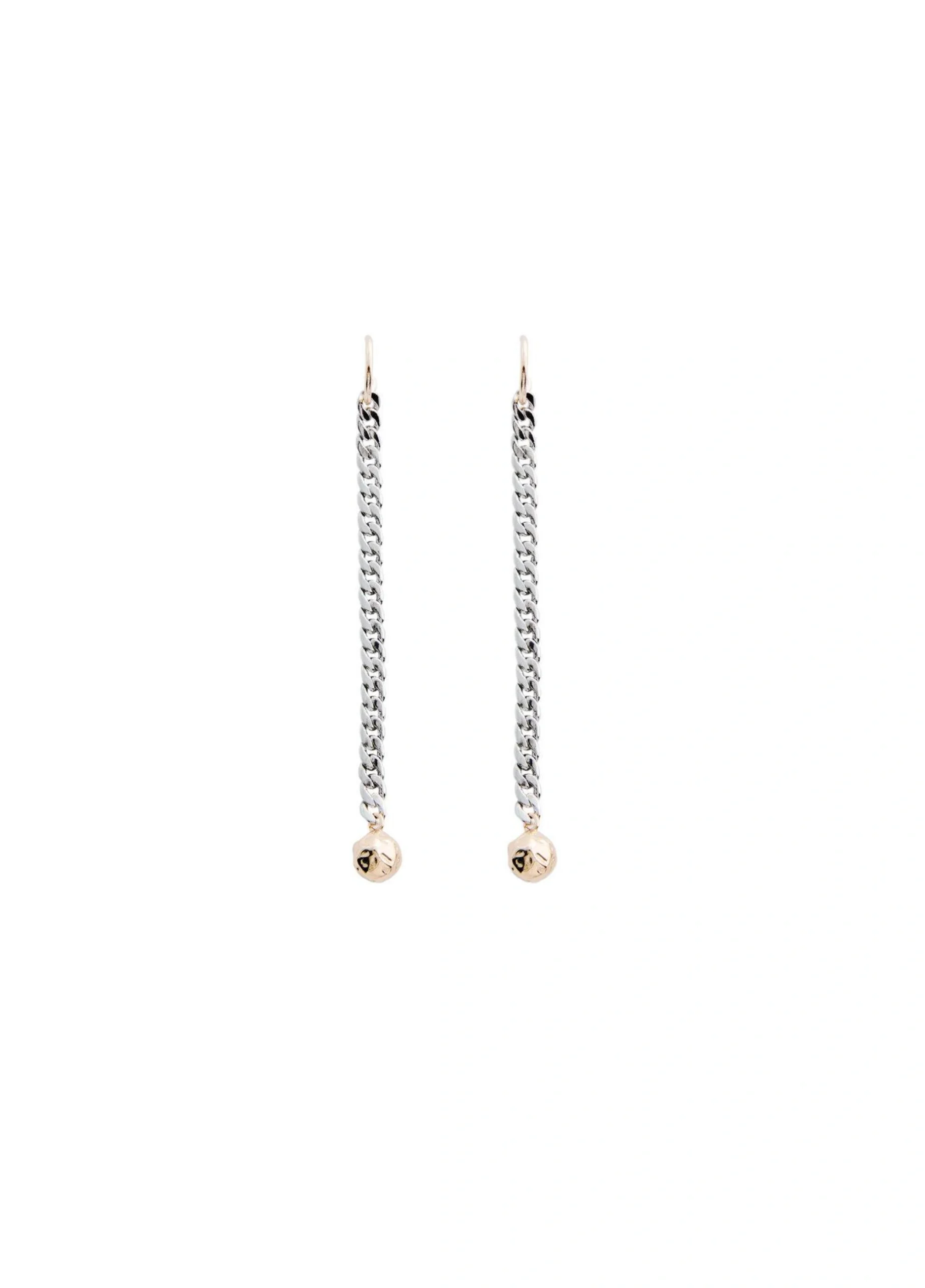 VICTORIA BECKHAM X MANGO Long-bead chain earrings - leurr