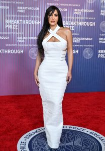 Kim Kardashian's White Leather Alaïa Bodycon Features Alluring Cutouts