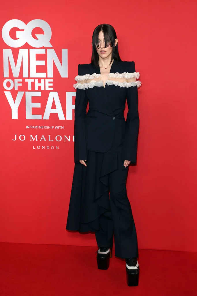 Caroline Polachek attends the British GQ Men of the Year Awards 2024 on Nov. 19 in London, red carpet