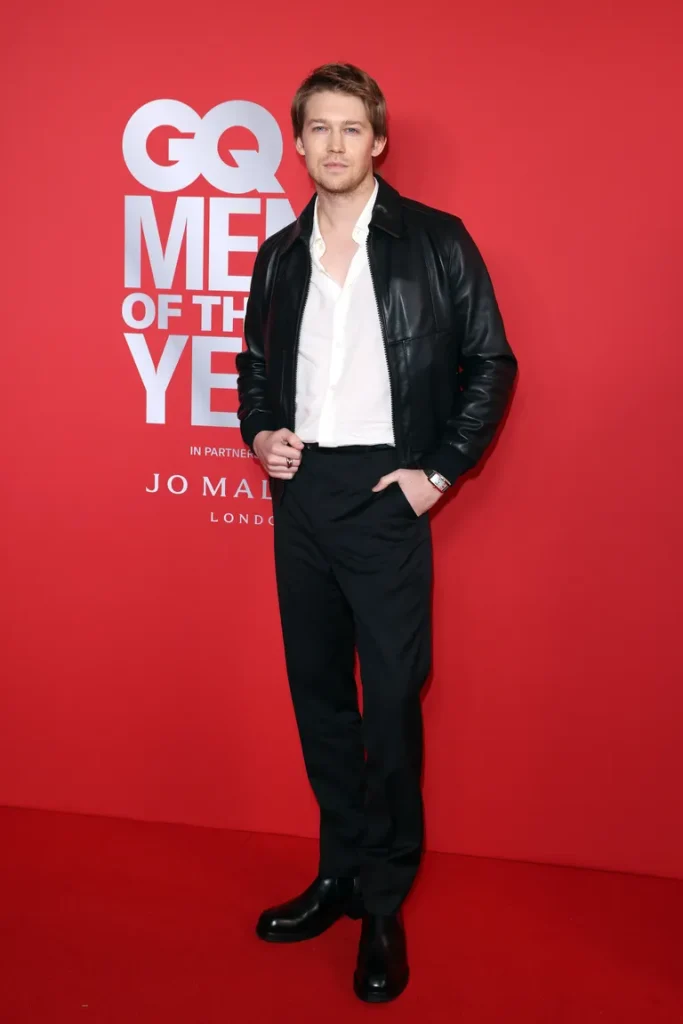 Joe Alwyn on the red carpet at GQ's Man of the Year awards