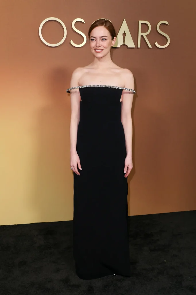 Emma Stone Gives Winter Dressing The Cold Shoulder