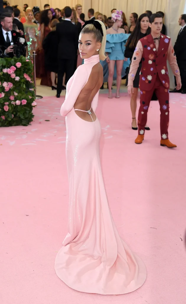 Hailey Bieber Revisits A Very Cheeky Gucci Dress
