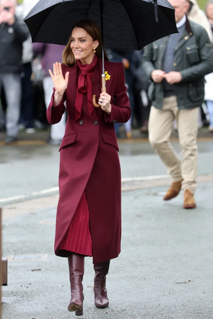Kate in Powys, Wales on 26 February.